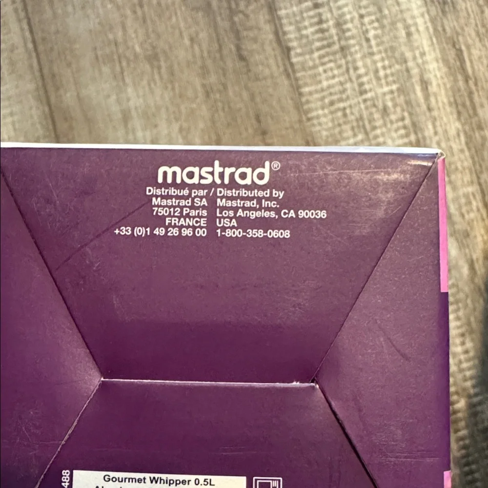 NIB‎ Mastrad Metal Mousse Whipper